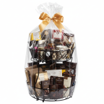 KOSZ KOSZYK NA OWOCE WARZYWA PIĘTROWY METALOWY DUŻY CZARNY OKRĄGŁY AŻUROWY - 5