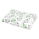 AKUKU MATA PODKŁAD DO PRZEWIJANIA NIEMOWLĄT PRZEWIJAK WIELORAZOWY PIANKA PEVA SZARO-ZIELONE SOWY - 2