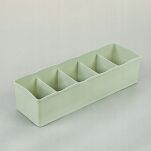 ORGANIZER DO SZUFLADY NA BIELIZNĘ SKARPETY KOSMETYKI 5 PRZEGRÓDEK ZIELONY SIMPLO - 2