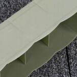 ORGANIZER DO SZUFLADY NA BIELIZNĘ SKARPETY KOSMETYKI 5 PRZEGRÓDEK ZIELONY SIMPLO - 3