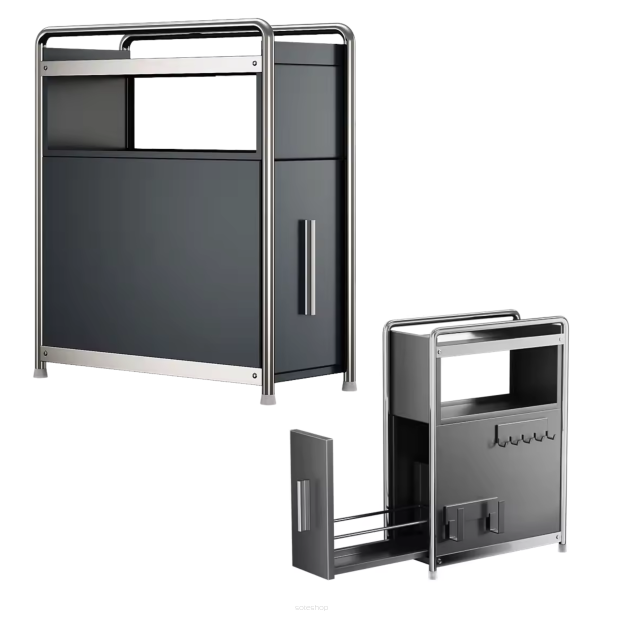 ORGANIZER NA PRZYPRAWY PÓŁKA REGAŁ SZAFKA KUCHENNA CARGO NABLATOWA METALOWA