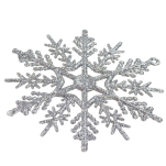 BOMBKI NA CHOINKĘ OZDOBA CHOINKOWA NA BOŻE NARODZENIE ŚWIĘTA ZAWIESZKI PŁATKI ŚNIEGU ŚNIEŻYNKI 10SZT NR2 - 5