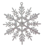 BOMBKI NA CHOINKĘ OZDOBA CHOINKOWA NA BOŻE NARODZENIE ŚWIĘTA ZAWIESZKI PŁATKI ŚNIEGU ŚNIEŻYNKI 10SZT NR2 - 4