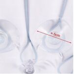 PODUSZKA DO WANNY DO KĄPIELI KĄPIELOWA MIĘKKA POMPOWANA DMUCHANA POD GŁOWĘ - 3