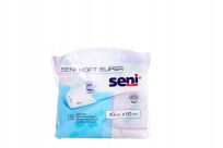 PODKŁADY CHŁONNE HIGIENICZNE JEDNORAZOWE W PŁATACH DO PRZEWIJANIA SENI SUPER SOFT 40X60CM PACZKA 5SZT - 7