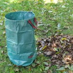 KOSZ WOREK TORBA NA LIŚCIE TRAWĘ ODPADKI GAŁĘZIE KRZAKI DO LIŚCI TRAWY POJEMNIK OGRODOWY 120L - 4