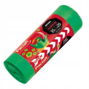 WORKI WIĄZANE NA ŚMIECI ODPADKI ODPADY Z USZAMI ZAPACHOWE  MULTITOP UNIWERSALNE ROLKA 35L 20SZT