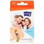 ZESTAW PLASTRÓW PLASTRY PRZYLEPIEC Z OPATRUNKIEM NA RANY OTARCIA FAMILY KOMPLET DLA RODZINY 17 SZT - 4