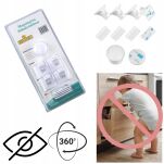 ZABEZPIECZENIE MAGNETYCZNE MEBLI BLOKADA SZAFEK SZUFLAD DRZWICZEK PRZED DZIEĆMI ZESTAW 4SZT SIMPLO - 7