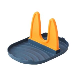 PODSTAWKA KUCHENNA OCIEKACZ POD ŁYŻKI I POKRYWKI ORGANIZER NA BLAT 6 MIEJSC MORSKA ZIELEŃ Z POMARAŃCZEM