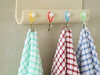 KLIPSY WIESZAKI NA ŚCIERKI KUCHENNE RĘCZNIKI 5SZT - 12