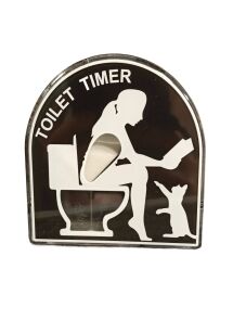 KOBIETA KLEPSYDRA TOALETOWA CZASOMIERZ TIMER MINUTNIK DO TOALETY ŁAZIENKI ŚMIESZNY GADŻET PREZENT