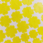 NAKLEJKI ŚCIENNE KWIATY I MOTYLE SAMOPRZYLEPNE DEKORACJE NA MEBLE I ŚCIANY ARKUSZ 60SZT ŻÓŁTY - 3