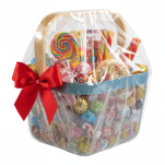 METALOWY KOSZYK KOSZ NA OWOCE WARZYWA GRZYBY ZABAWKI ZAPASY ORGANIZER DO SPIŻARNI AŻUROWY Z SIATKI NIEBIESKI - 3