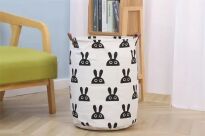 KRÓLIKI XXL POJEMNIK KOSZ WOREK ORGANIZER NA ZABAWKI KLOCKI MASKOTKI UBRANIA PRANIE BIELIZNĘ PODUSZKI - 2