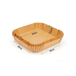 WKŁAD PAPIEROWY DO AIR FRYER KWADRATOWY PAPIER DO PIECZENIA 20CM 100szt - 5