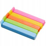 KLIPSY SPINACZE KLAMERKI ZAPINKI DO ZAMYKANIA TOREBEK WORECZKÓW OPAKOWAŃ ŻYWNOŚCI PRZYPRAW ZIÓŁ 5SZT - 2