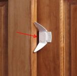 BLOKADA ZABEZPIECZENIE DRZWI PRZESUWNYCH SZAFY SZAFEK MEBLI PRZED DZIEĆMI - 5