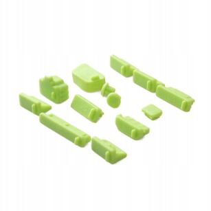 ZIELONE ZAŚLEPKI ZATYCZKI OCHRONNE ZAŚLEPKA GNIAZD GNIAZDEK PORTÓW USB HDMI AUDIO LAPTOPA NOTEBOOK