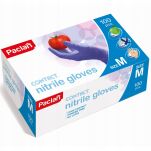 RĘKAWICE RĘKAWICZKI JEDNORAZOWE NITRYLOWE BEZPUDROWE OCHRONNE ROZMIAR M PUDEŁKO 100 SZT PACLAN - 4
