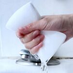 MAGICZNA GĄBKA CZYŚCIK DO CZYSZCZENIA SZOROWANIA USUWANIA BRUDU Z FUG KAFLI - 4