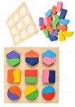 DREWNIANA UKŁADANKA SORTER ZABAWKA MONTESSORI FIGURY GEOMETRYCZNE KLOCKI - 13