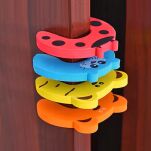 BIEDRONKA STOPER BLOKADA DRZWIOWA ZABEZPIECZENIE DO DRZWI KLIN ODBOJNIK OCHRONA PALCÓW DZIECI - 6