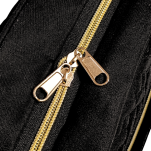 CZARNA KOSMETYCZKA ROZKŁADANA ORGANIZER NA KOSMETYKI DUŻA DAMSKA PODRÓŻNA DO SAMOLOTU WISZĄCA Z HACZYKIEM - 13