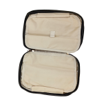 CZARNA KOSMETYCZKA ROZKŁADANA ORGANIZER NA KOSMETYKI DUŻA DAMSKA PODRÓŻNA DO SAMOLOTU WISZĄCA Z HACZYKIEM - 5