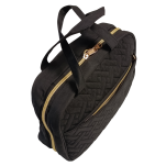 CZARNA KOSMETYCZKA ROZKŁADANA ORGANIZER NA KOSMETYKI DUŻA DAMSKA PODRÓŻNA DO SAMOLOTU WISZĄCA Z HACZYKIEM - 4