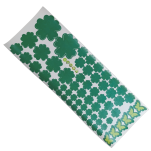 NAKLEJKI ŚCIENNE KWIATY I MOTYLE SAMOPRZYLEPNE DEKORACJE NA MEBLE I ŚCIANY ARKUSZ 60SZT CIEMNOZIELONY - 2