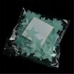 NAKLEJKI NA ŚCIANĘ MEBLE GWIAZDKI FLUORESCENCYJNE FOSFORYZUJĄCE ŚWIECĄCE GWIAZDY BŁĘKITNE 100 SZT - 3