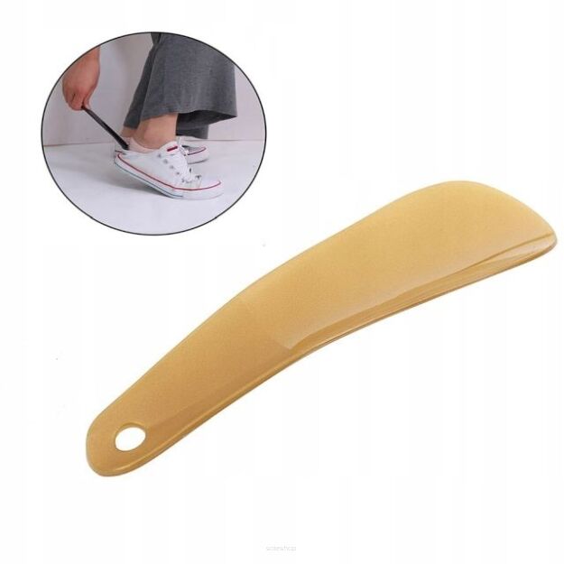 SOLIDNA KRÓTKA PODRĘCZNA ŁYŻKA DO ZAKŁADANIA OBUWIA BUTÓW NA PODRÓŻ ZAKUPY