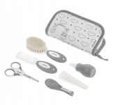 AKUKU DUŻY ZESTAW PIELĘGNACYJNY DLA NIEMOWLĄT W ETUI SZARY 6 ELEMENTÓW - 3