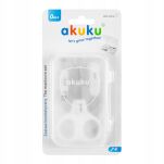 AKUKU ZESTAW DO PAZNOKCI DLA NIEMOWLĄT DZIECI W ETUI NOŻYCZKI CĄŻKI PILNIK - 4