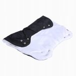 MUFKA RĘKAWICA OCIEPLANA OCIEPLACZ DO WÓZKA SANEK NA SANKI RĘCE WODOODPORNA GRUBA CIEPŁA MIĘKKA  CZARNA - 4