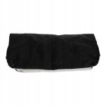 MUFKA RĘKAWICA OCIEPLANA OCIEPLACZ DO WÓZKA SANEK NA SANKI RĘCE WODOODPORNA GRUBA CIEPŁA MIĘKKA  CZARNA - 2