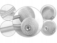 KLAMRY OZDOBNE SPINKI UPIĘCIA DO ZASŁON FIRAN NA MOCNY MAGNES MAGNETYCZNE 2SZT SZARE - 9