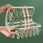 SUSZARKA NA PRANIE SUSZARKA DO BIELIZNY WIESZAK NA SKARPETKI 32 KLIPSY - 5