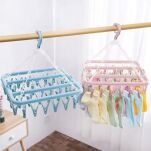 SUSZARKA NA PRANIE SUSZARKA DO BIELIZNY WIESZAK NA SKARPETKI 32 KLIPSY - 2