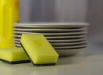 GĄBKI GĄBECZKI MYJKI DO MYCIA NACZYŃ ZMYWAKI KUCHENNE PACLAN ZESTAW 3SZT - 8