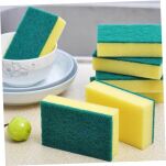 GĄBKI GĄBECZKI MYJKI DO MYCIA NACZYŃ ZMYWAKI KUCHENNE PACLAN ZESTAW 3SZT - 9