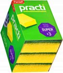 GĄBKI GĄBECZKI MYJKI DO MYCIA NACZYŃ ZMYWAKI KUCHENNE PACLAN ZESTAW 3SZT - 5