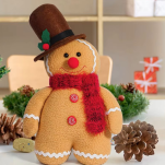 DEKORACJA FIGURKA ŚWIĄTECZNA NA ŚWIĘTA BOŻE NARODZENIE MASKOTKA BOŻONARODZENIOWA SŁODKI PAN PIERNIK - 2