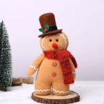 DEKORACJA FIGURKA ŚWIĄTECZNA NA ŚWIĘTA BOŻE NARODZENIE MASKOTKA BOŻONARODZENIOWA SŁODKI PAN PIERNIK - 3