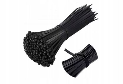 OPASKI ZACISKOWE KABLOWE TRYTYTKI NYLONOWE 4,8MMx300MM 4,8x300 100 SZTUK