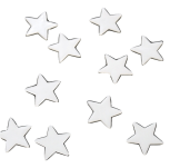 NAKLEJKI NA ŚCIANĘ ŚCEINNE SAMOPRZYLEPNE GWIAZDKI GWIAZDY FLUORESCENCYJNE ŚWIECĄCE BIAŁE 100 SZT - 2