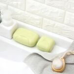 ZIELONA DUŻA MYDELNICZKA PODRĘCZNA PODRÓŻNA POJEMNIK NA MYDŁO SZAMPON W KOSTCE - 6