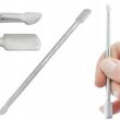 KOPYTKO I RADELKO DO USUWANIA SKOREK ZE STALI NIERDZEWNEJ MANICURE PEDICURE ANTYPOSLIZGOWE 13CM - 4