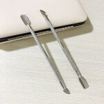 KOPYTKO I RADELKO DO USUWANIA SKOREK ZE STALI NIERDZEWNEJ MANICURE PEDICURE ANTYPOSLIZGOWE 13CM - 3